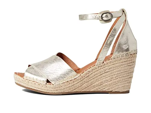 Gentle Souls by Kenneth Cole Women's Charli X Band Buckle Heeled Sandal, Ice, 9.5