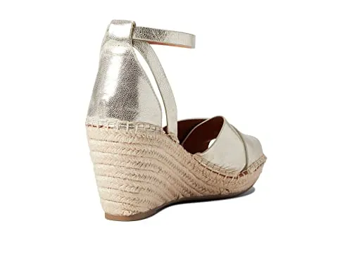 Gentle Souls by Kenneth Cole Women's Charli X Band Buckle Heeled Sandal, Ice, 9.5