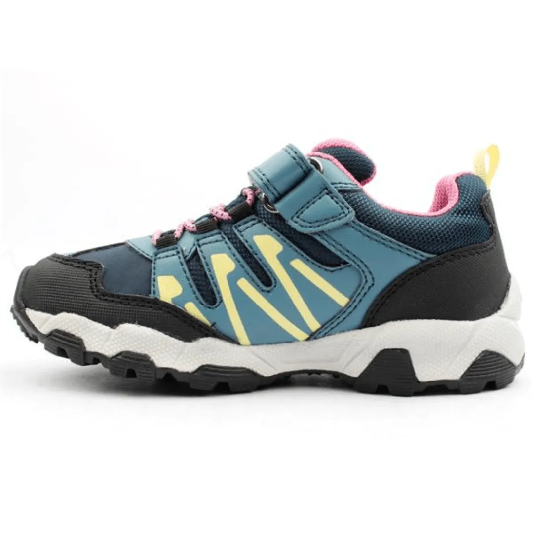 Geox J Magnetar Girls Waterproof Runner - Avio/Fuchsia