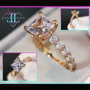 Gold Eternity Ring | Gold Rings | Gold Engagement Ring | Gold Wedding Ring | Gold Eternity Rings | Womens Gold Ring | Womens Gold Rings