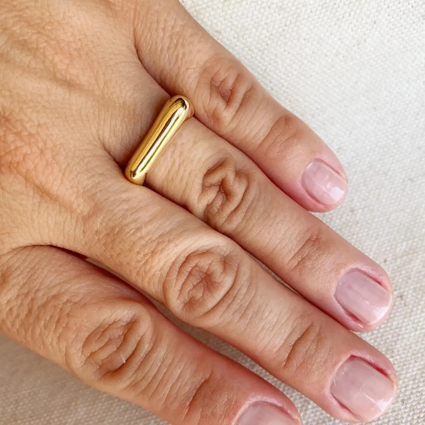 Gold Fill Bubble Top Ring