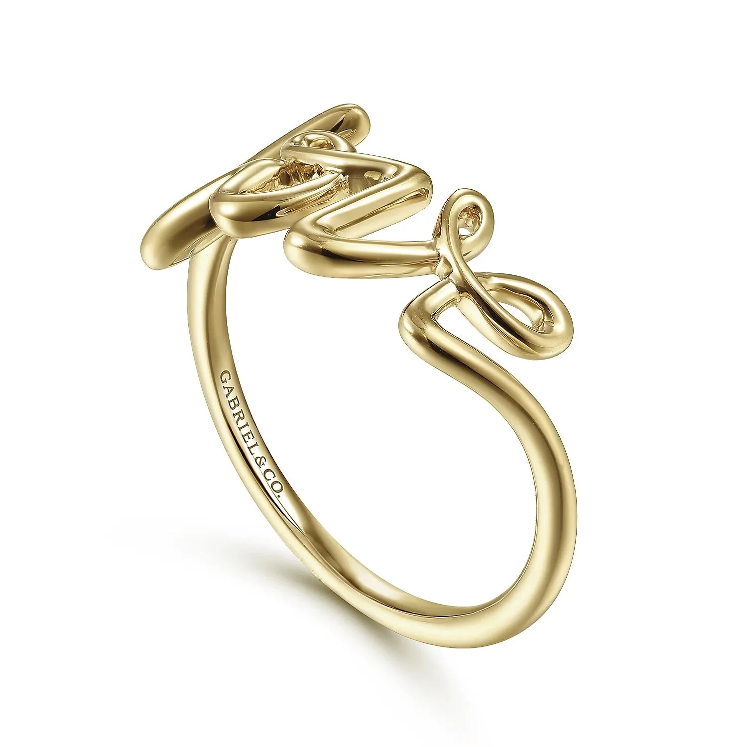 Gold 'LOVE' Ring