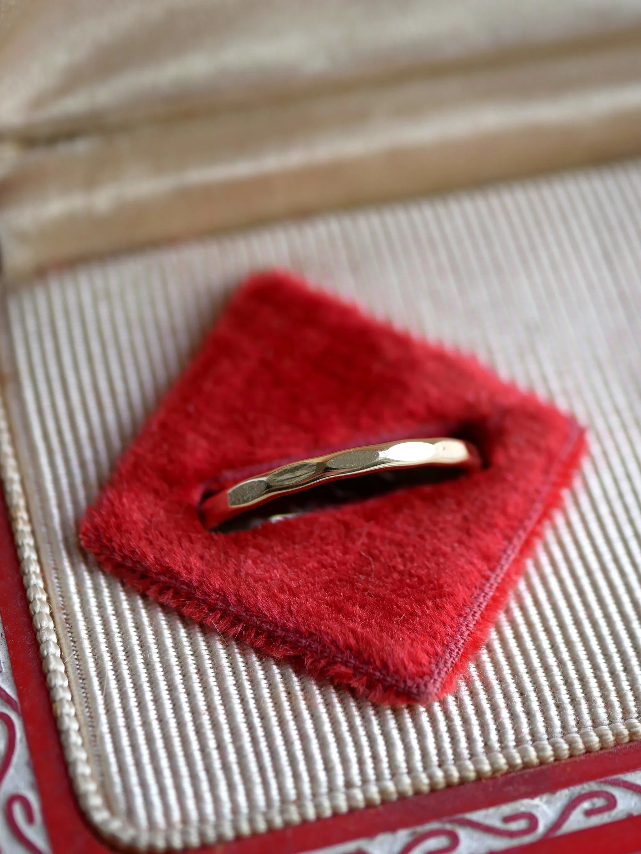 Golden Thread Stack Ring