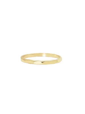 Golden Thread Stack Ring