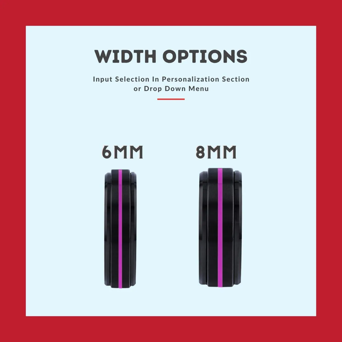 GRAFTON | Wenge Wood, Black Tungsten Ring, Purple Groove, Stepped Edge