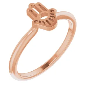 Hamsa Stackable Ring