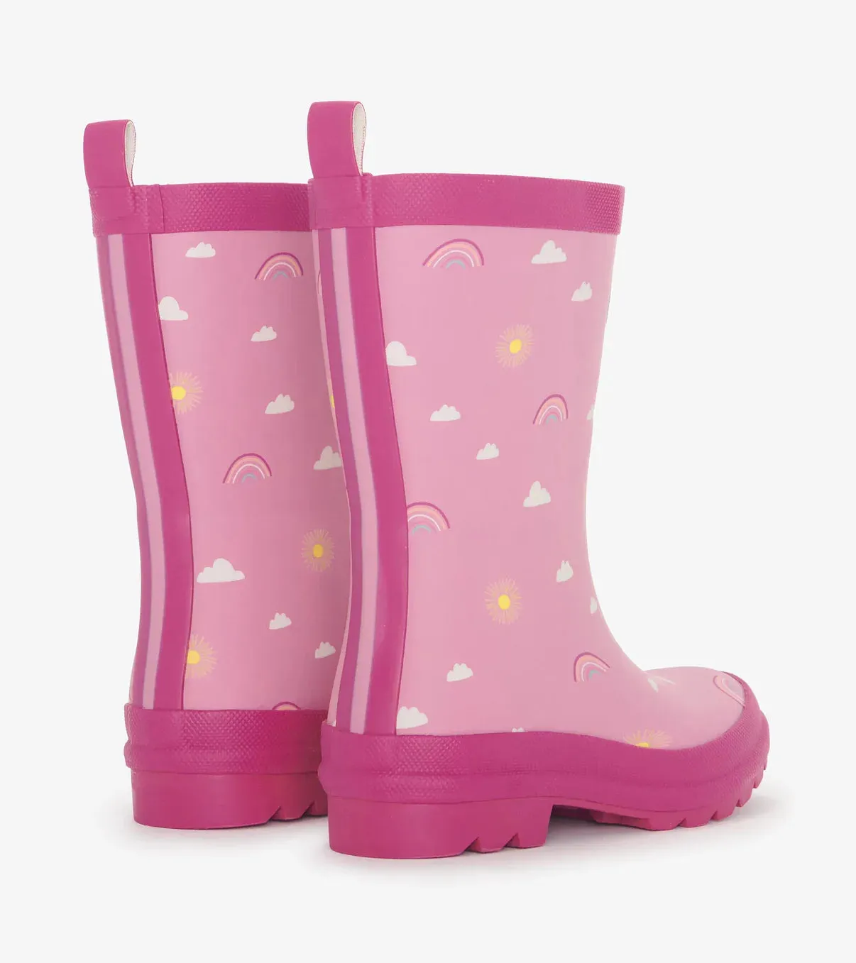 Hatley Girls  Matte Rain Boots - Sun Charns