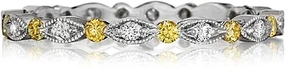 Henri Daussi Diamond Wedding Band