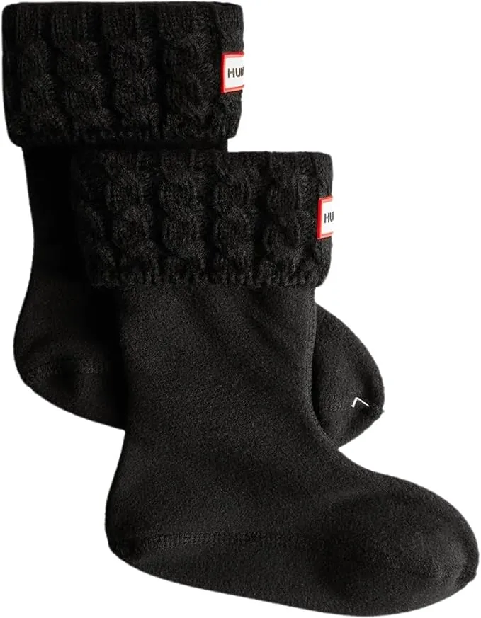 Hunter Kid's 6 Stitch Cable Boot Sock