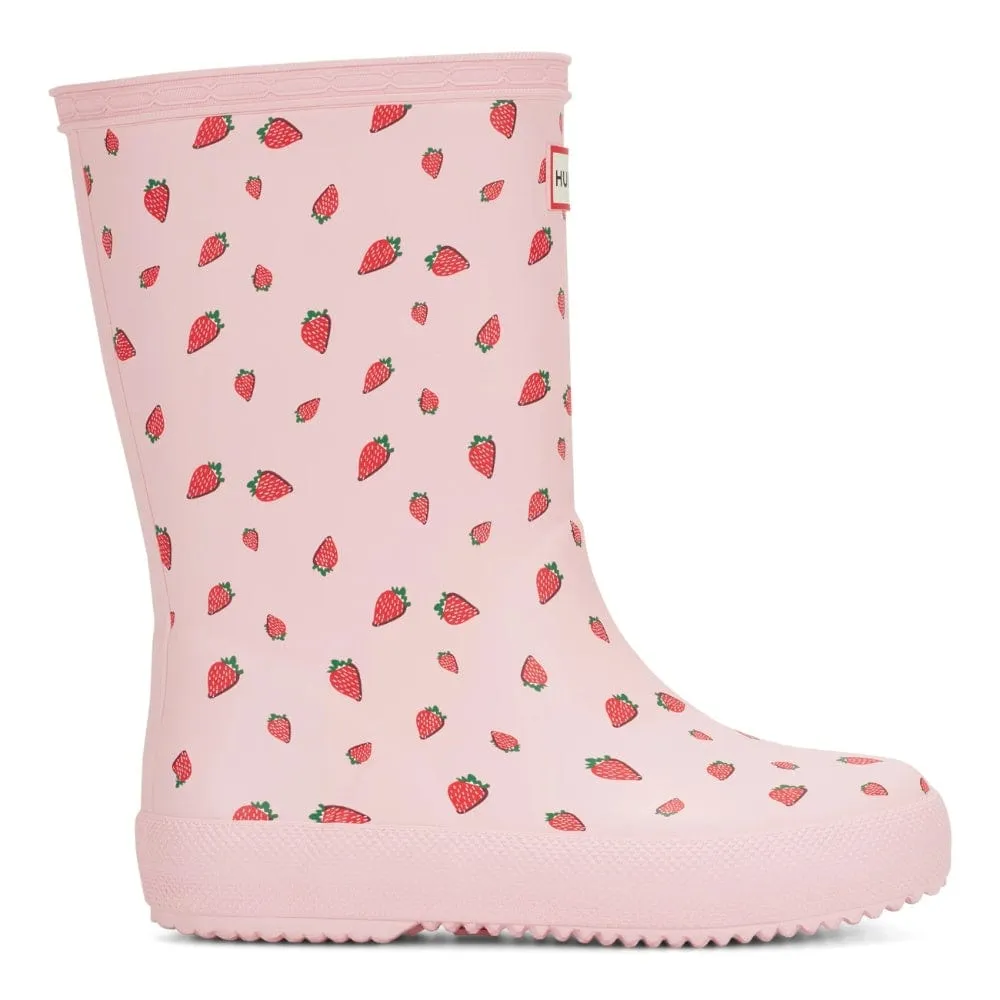 Hunter Kids First Classic Rain Boots - Rose Multi/Rose