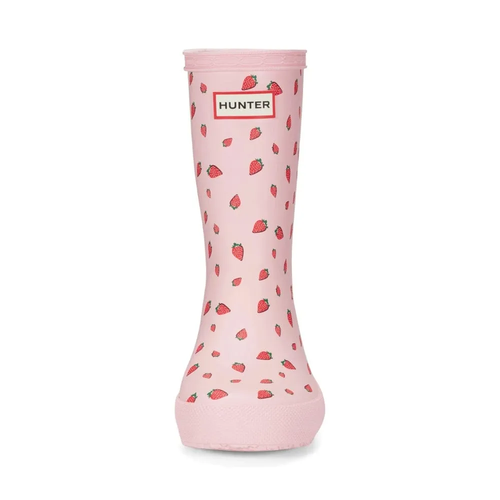 Hunter Kids First Classic Rain Boots - Rose Multi/Rose