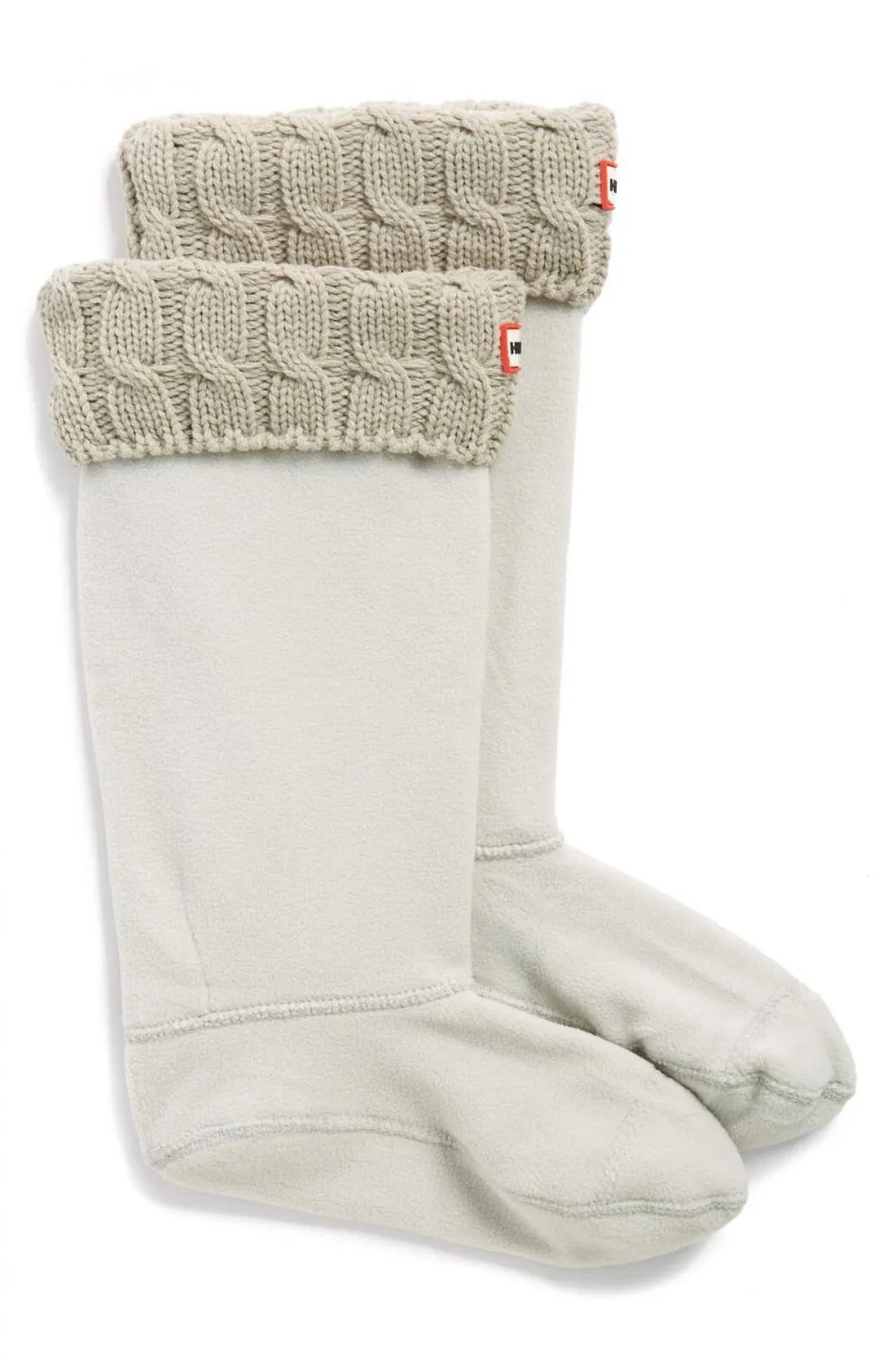 Hunter Women's Original Cable Knit Cuff Fleece Boot Socks