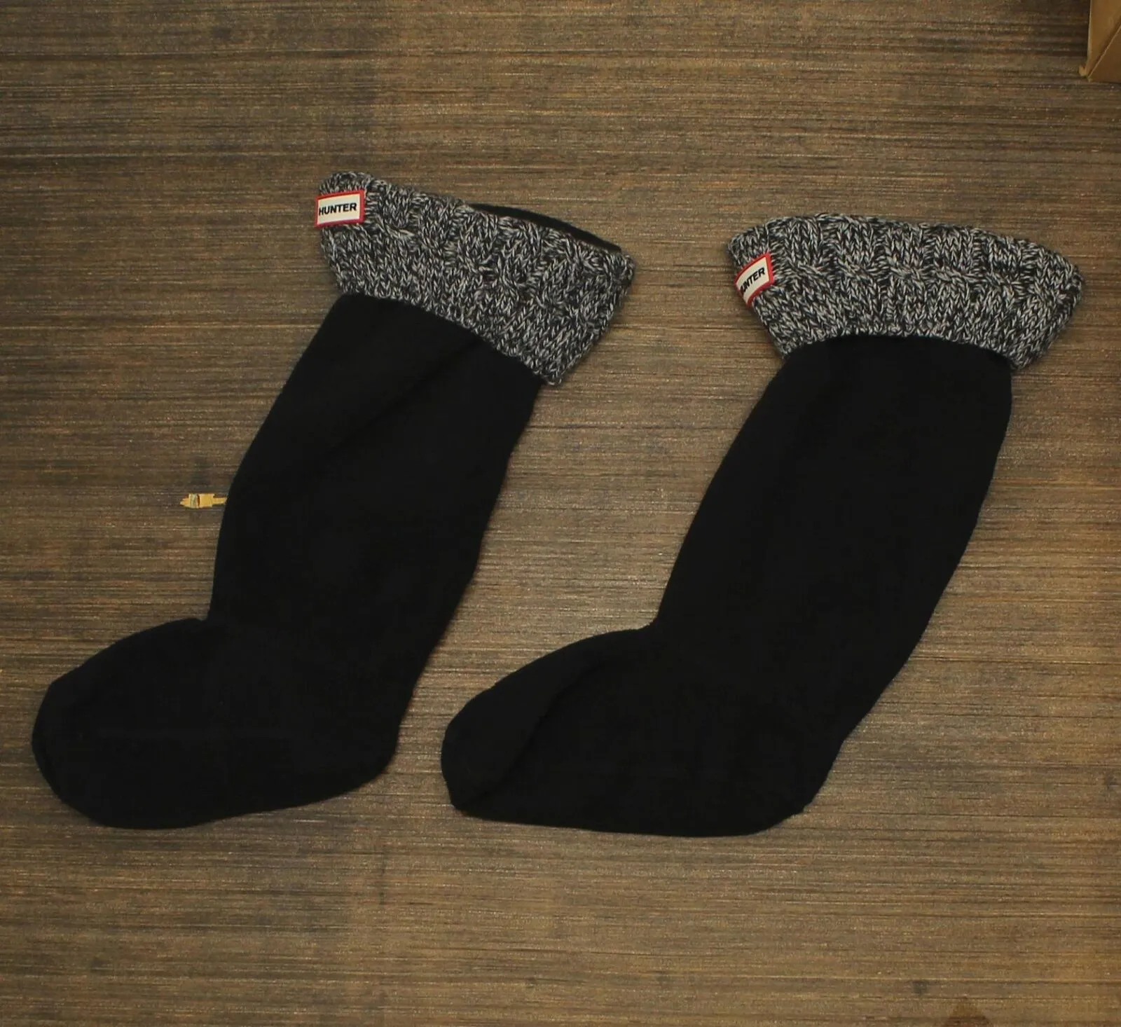 Hunter Women's Original Cable Knit Cuff Fleece Boot Socks