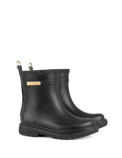 Ilse Jacobsen Black Short Rubber Boots  STYLE 320