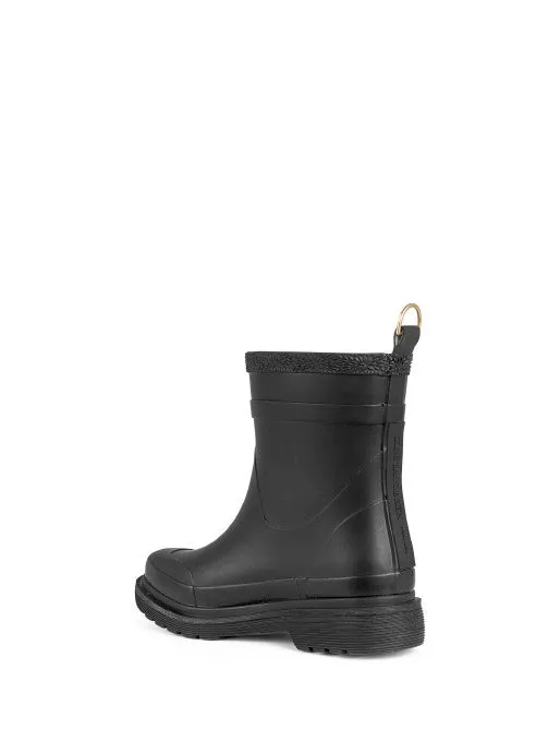 Ilse Jacobsen Black Short Rubber Boots  STYLE 320