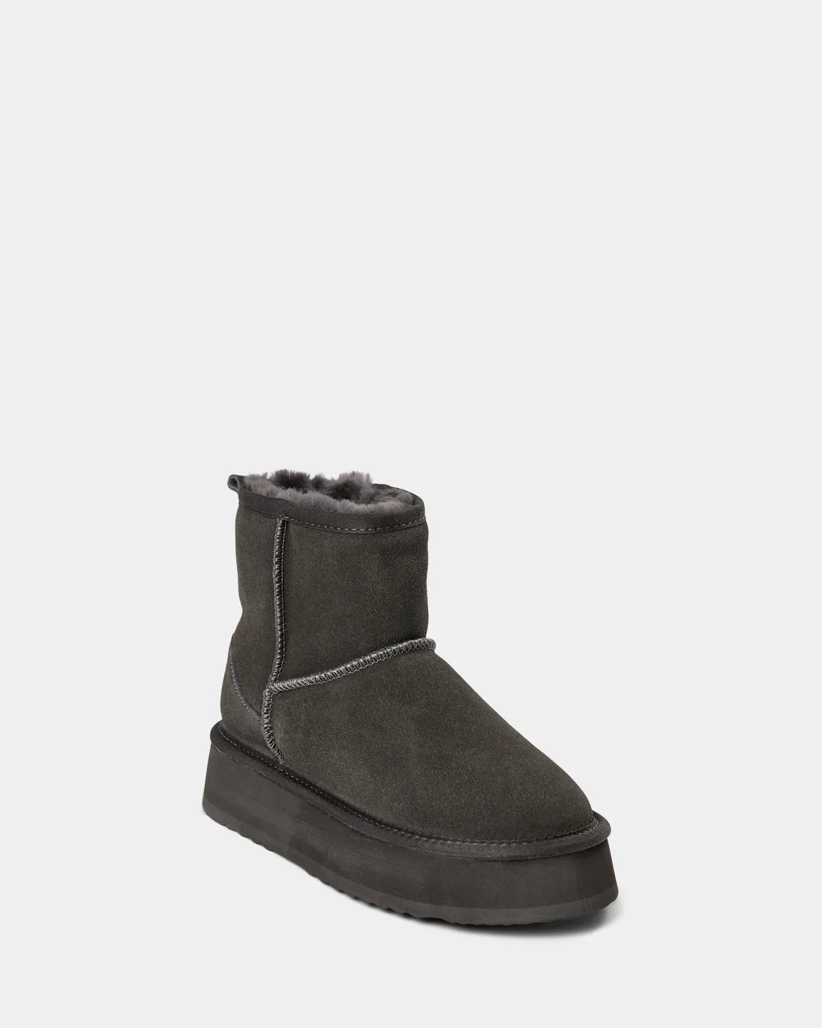 JASMINESW TEDDY BOOT - Anthracite