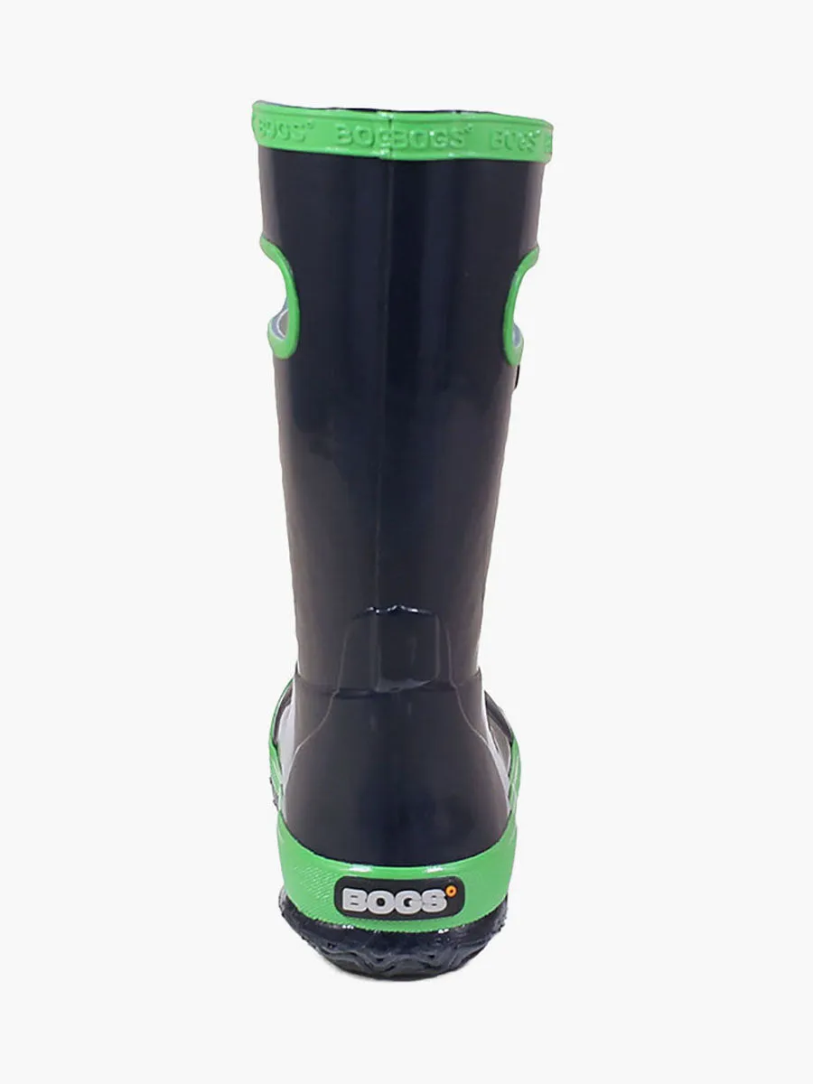 Kids Rainboot - Navy/Green
