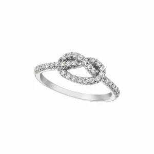KNOT DIAMOND RING 14K GOLD (0.3 CTW)