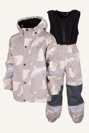 LEKHYTTAN RAIN SET, FLEECE - SAND