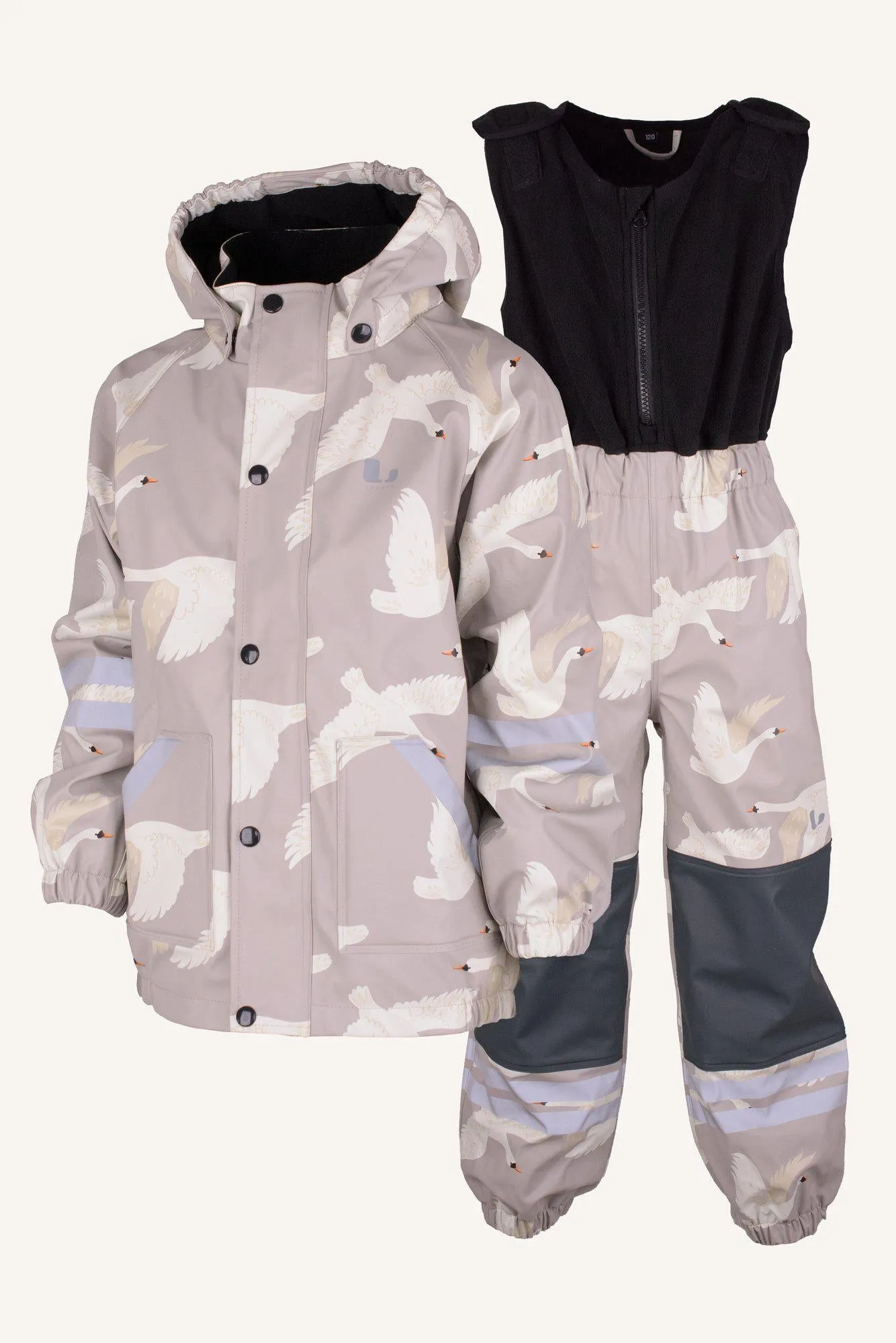 LEKHYTTAN RAIN SET, FLEECE - SAND