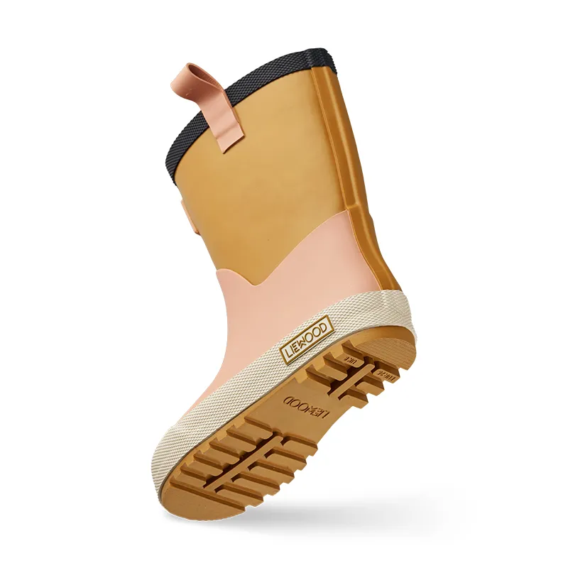 Liewood Children's rubber boots 'Sasha' Tuscany Rose Multi Mix