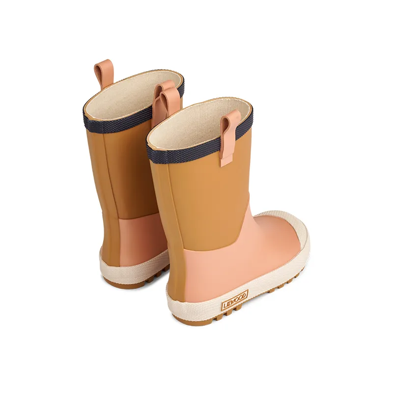 Liewood Children's rubber boots 'Sasha' Tuscany Rose Multi Mix