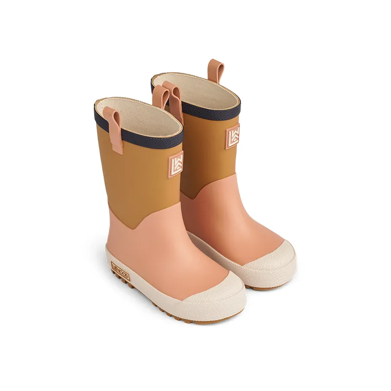 Liewood Children's rubber boots 'Sasha' Tuscany Rose Multi Mix