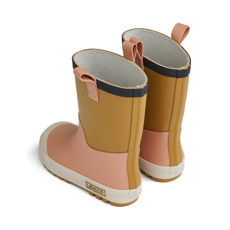 Liewood Children's rubber boots 'Sasha' Tuscany Rose Multi Mix