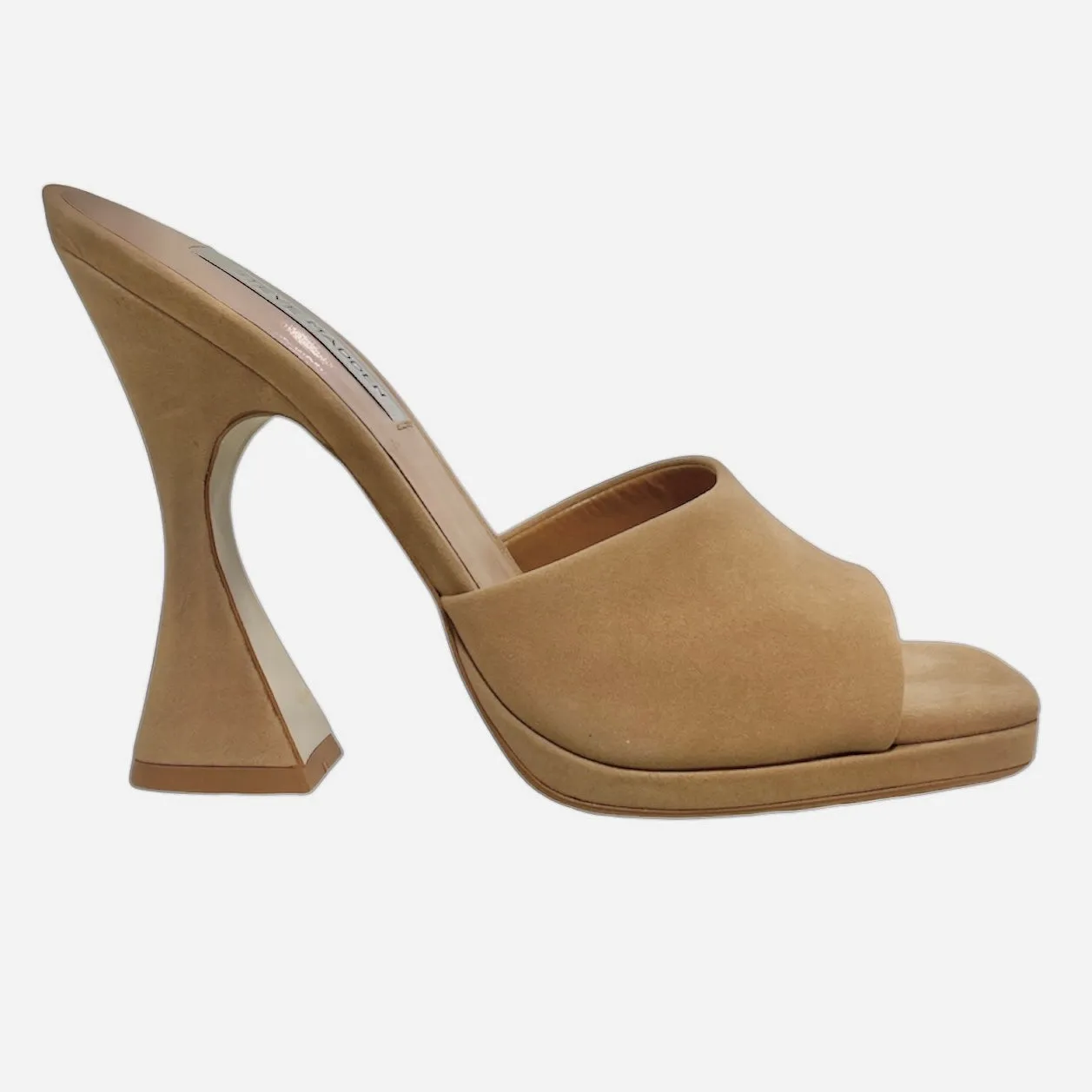 LIPA Sculpted Heel Slip On Dress Sandals