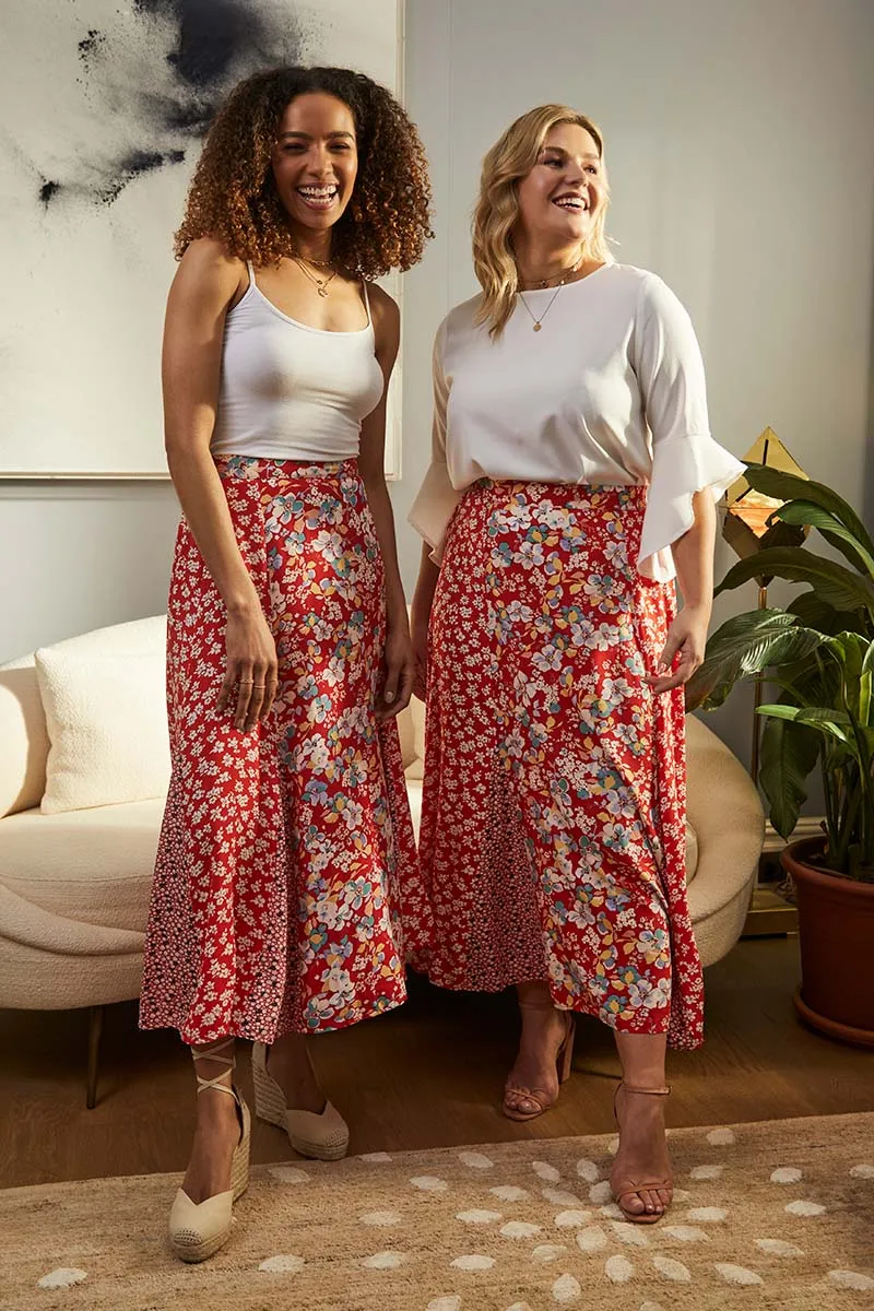 long floral skirt (s515680)
