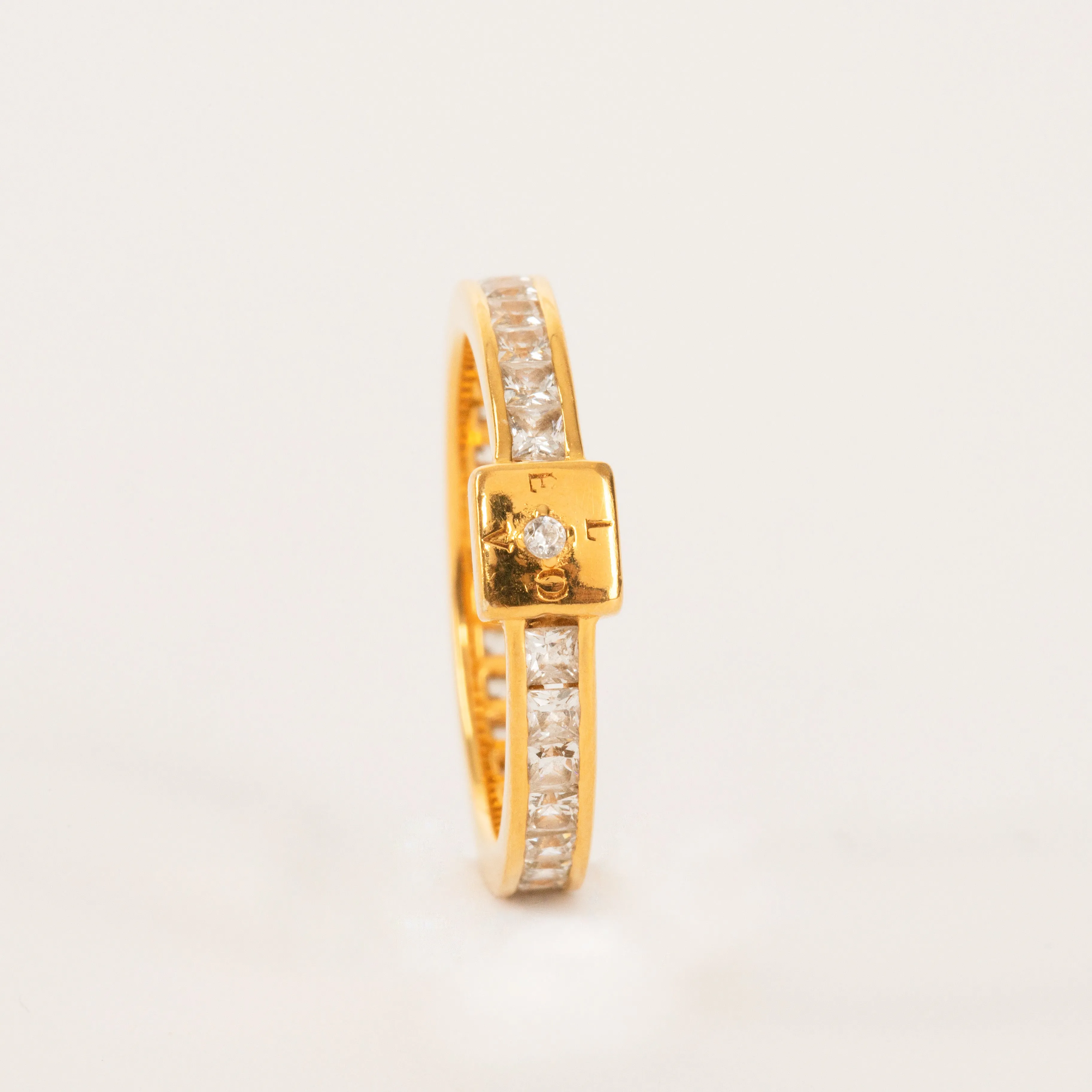 Love Letter Gold Band Ring