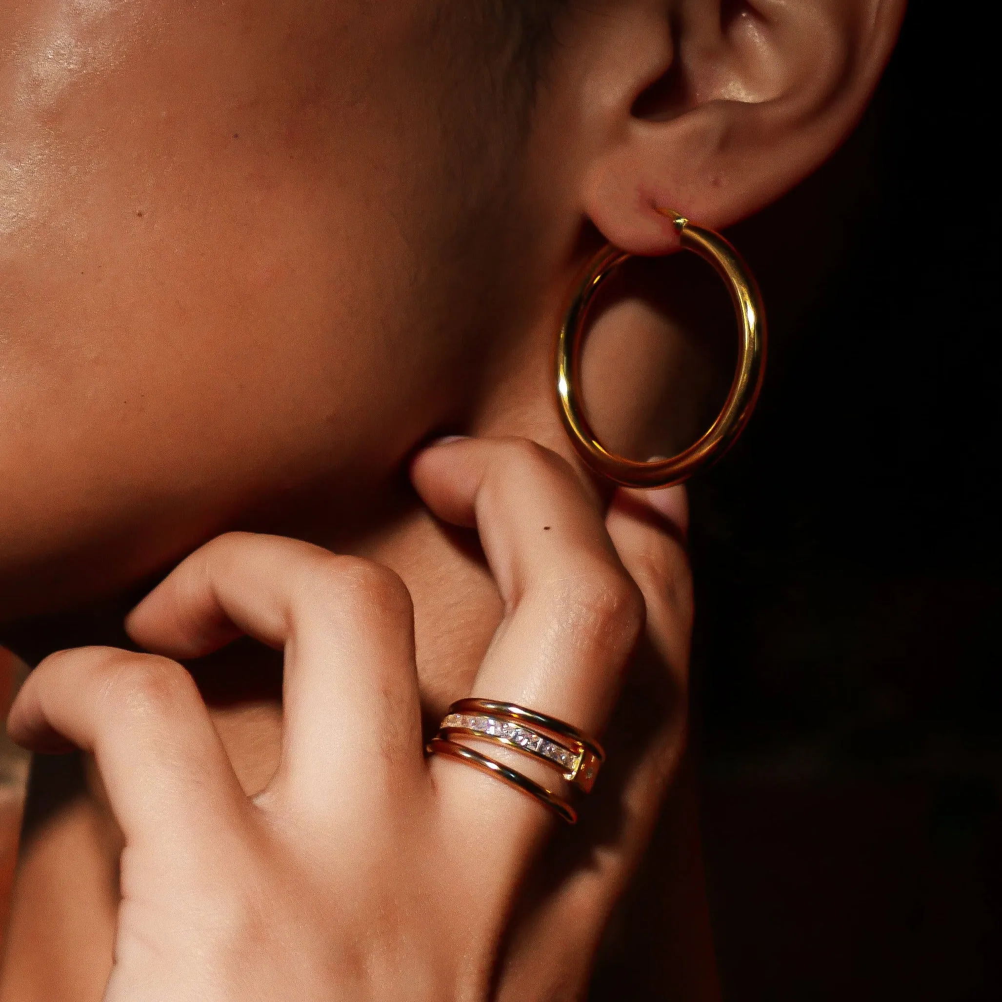 Love Letter Gold Band Ring