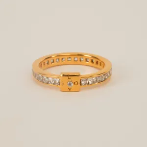 Love Letter Gold Band Ring