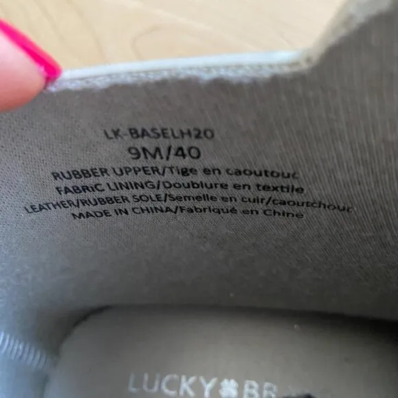 Lucky Brand &quot;Basel H2O&quot; rain Boot Womens  NEW block heel snake print