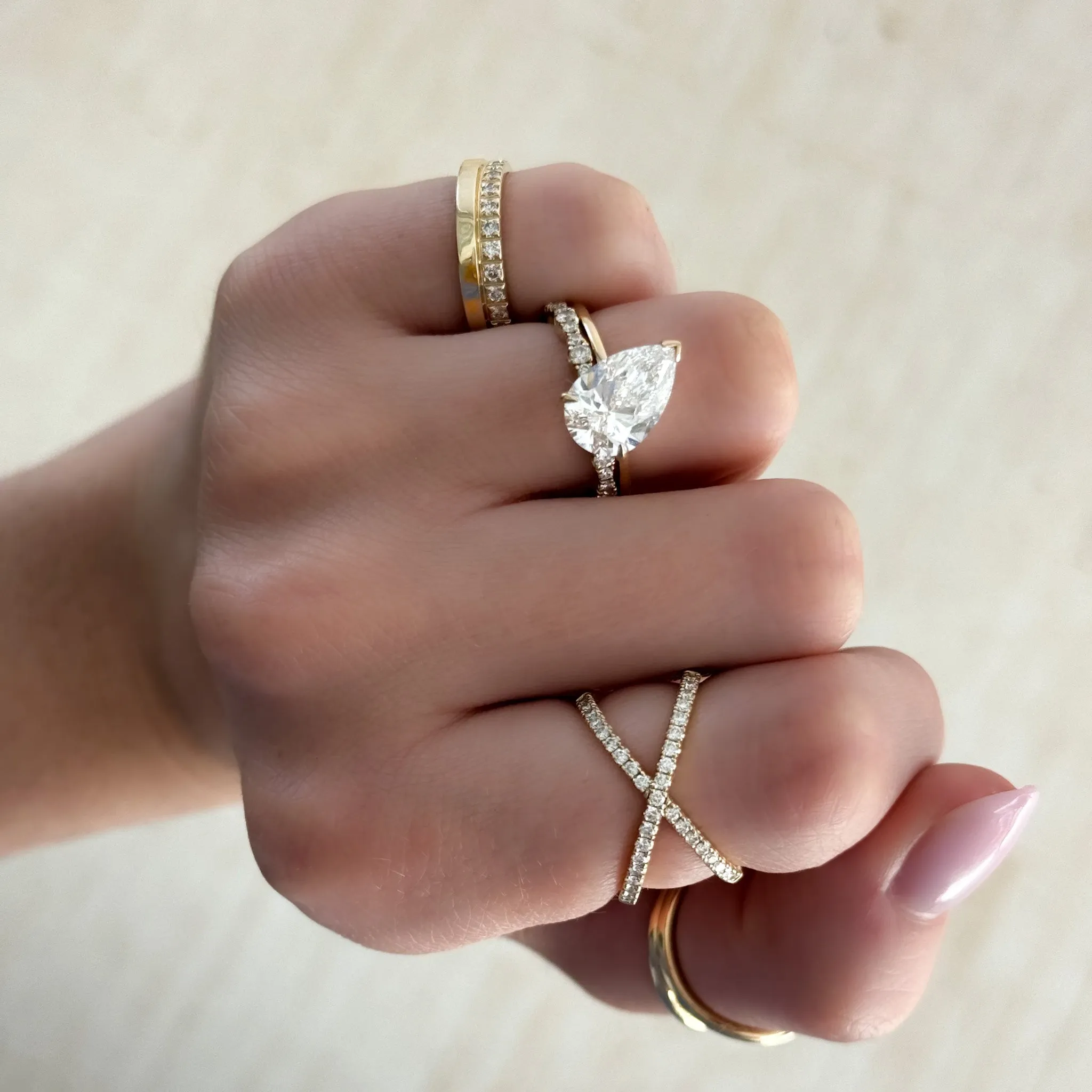 Luminaire Combo Wedding Band