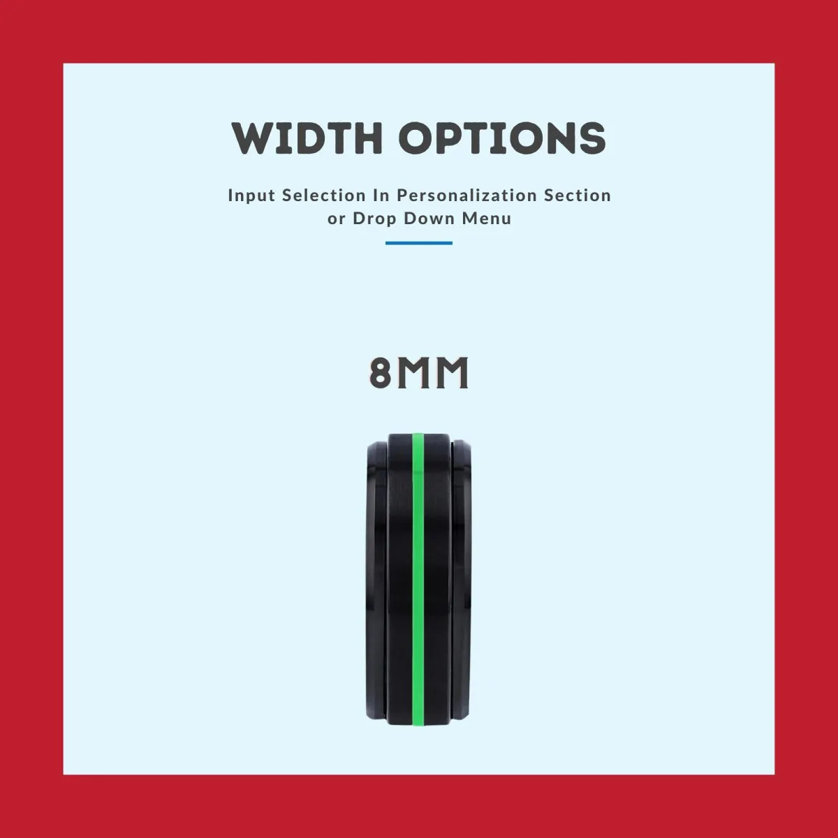 MACON | Purple Wood, Black Tungsten Ring, Green Groove, Stepped Edge
