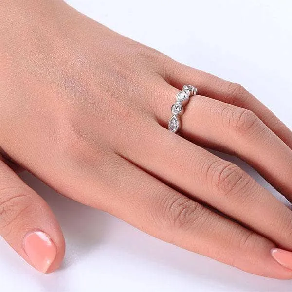 Marquise Ring Eternity Band Wedding Jewelry