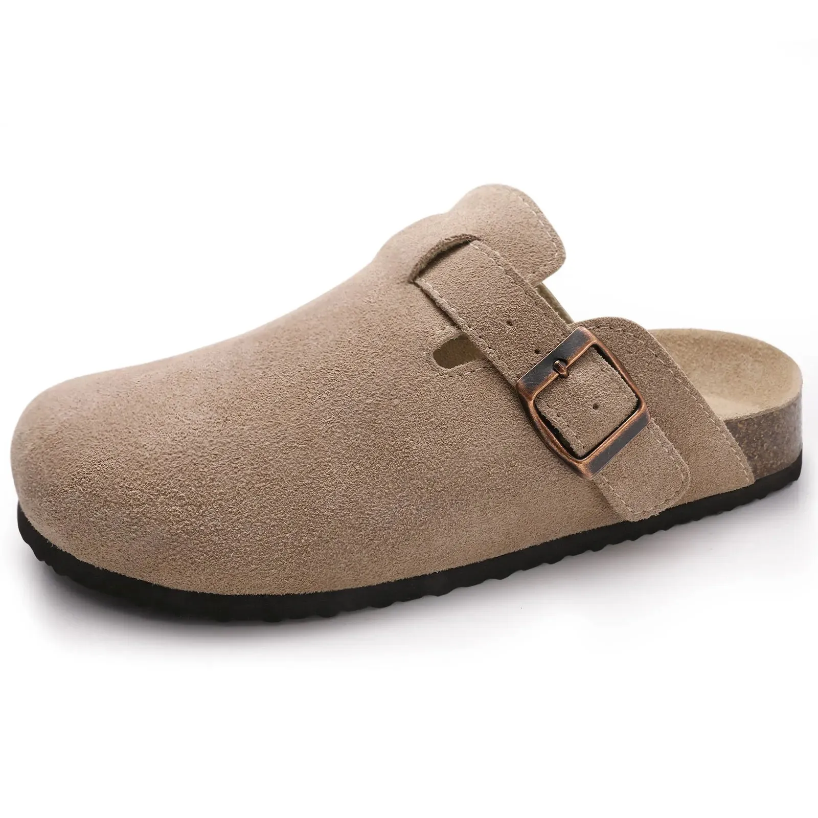MEI - Cork Sole Slip-On Sandals