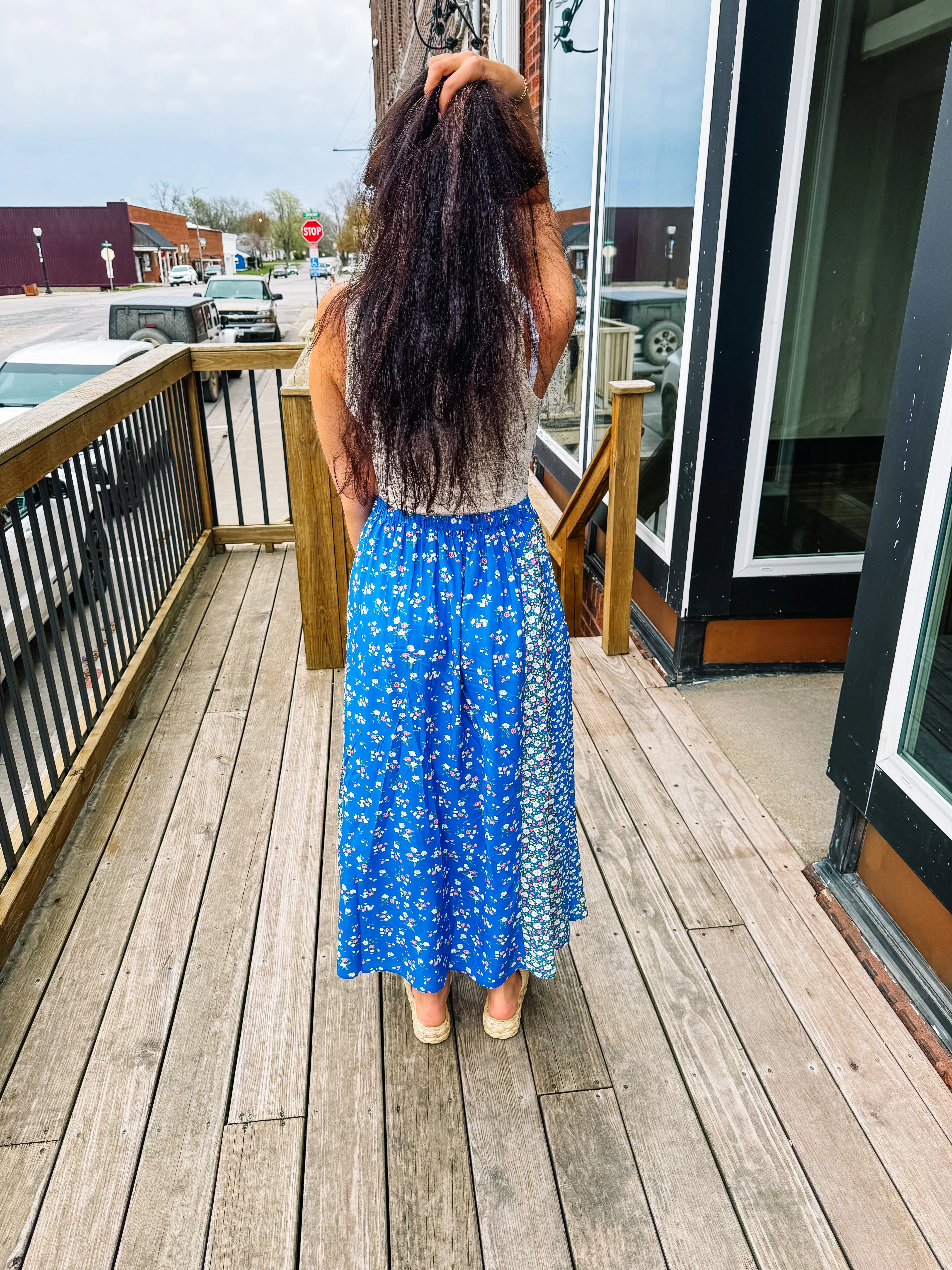 Melanie Floral Pattern Skirt