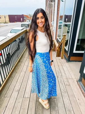 Melanie Floral Pattern Skirt