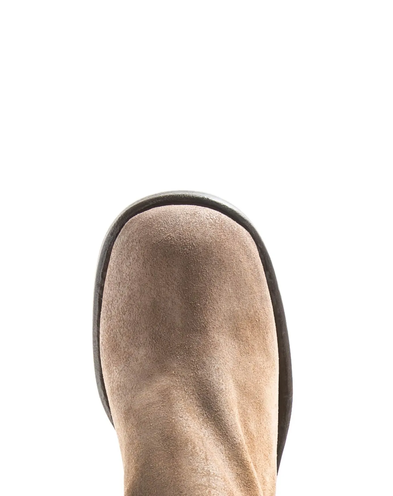 MENNY Taupe Suede Boots