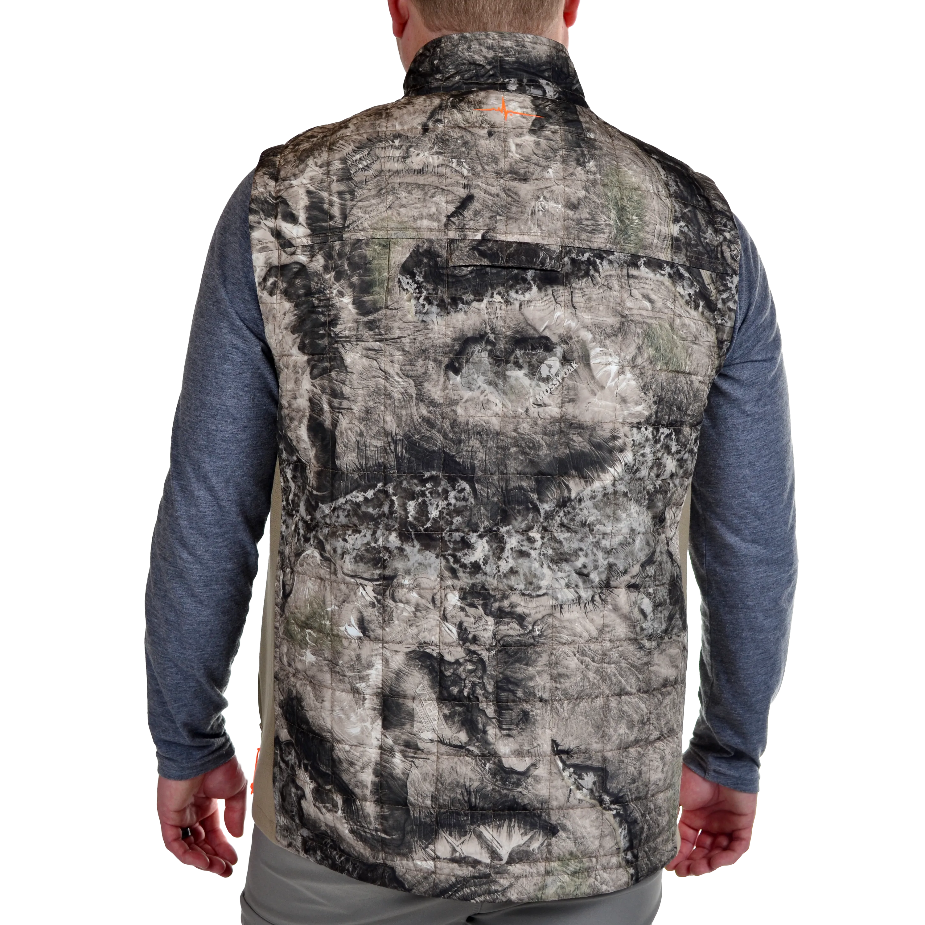 Men's Red Cedar Lake Hybrid Puffer Vest - Mossy Oak
