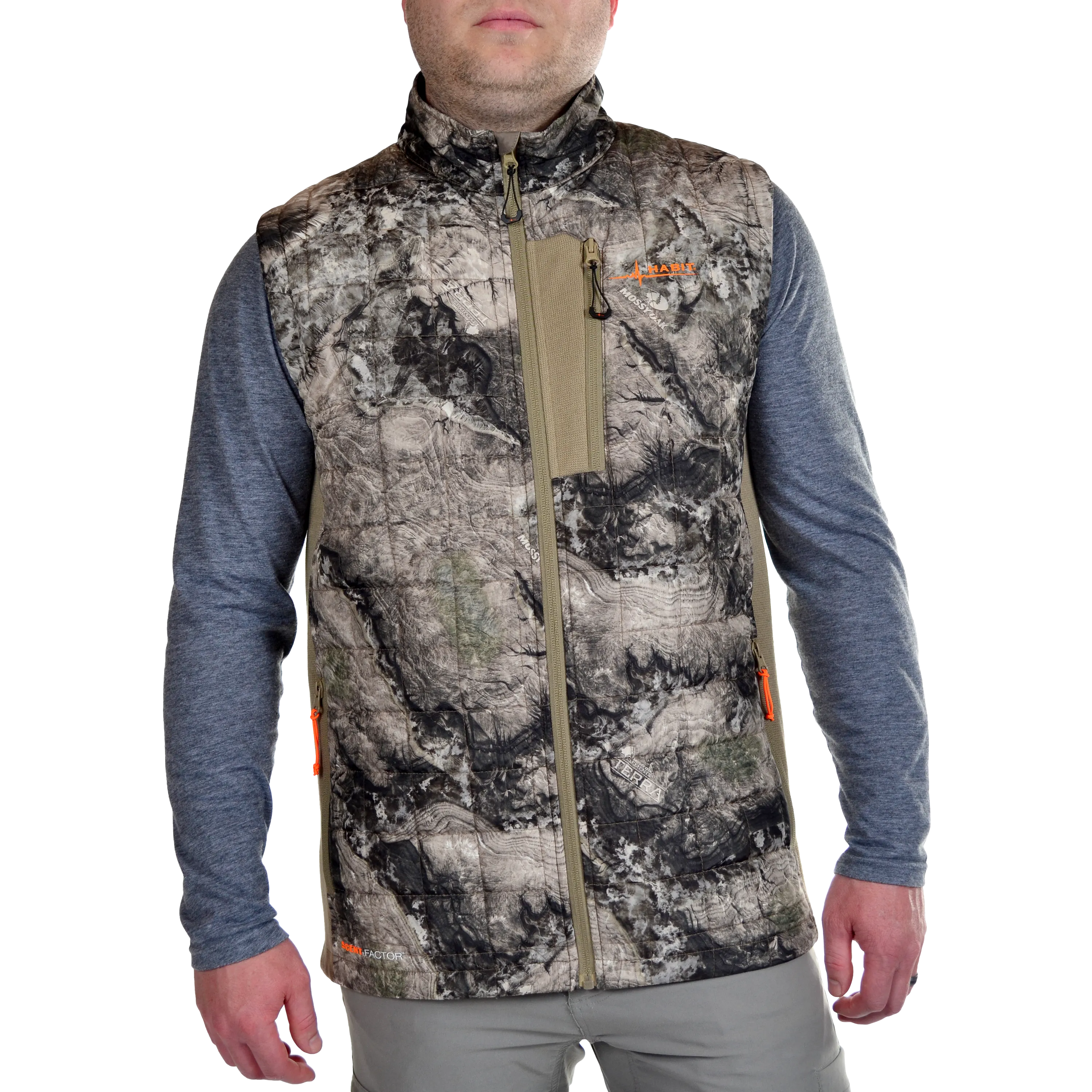Men's Red Cedar Lake Hybrid Puffer Vest - Mossy Oak