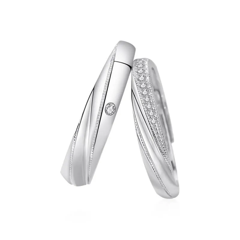 Mobius CZ Matching Rings