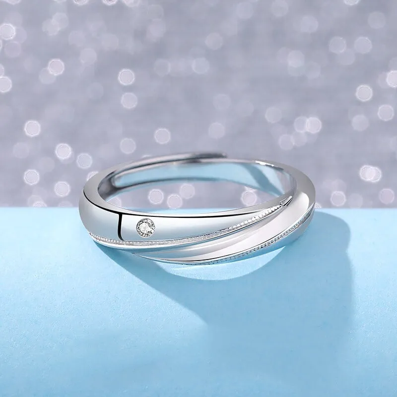 Mobius CZ Matching Rings