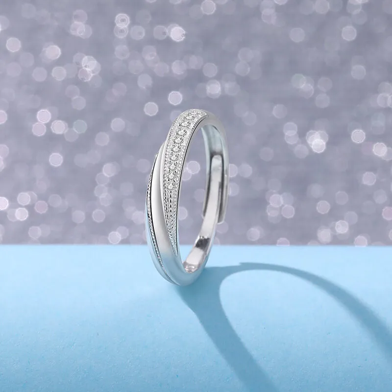Mobius CZ Matching Rings