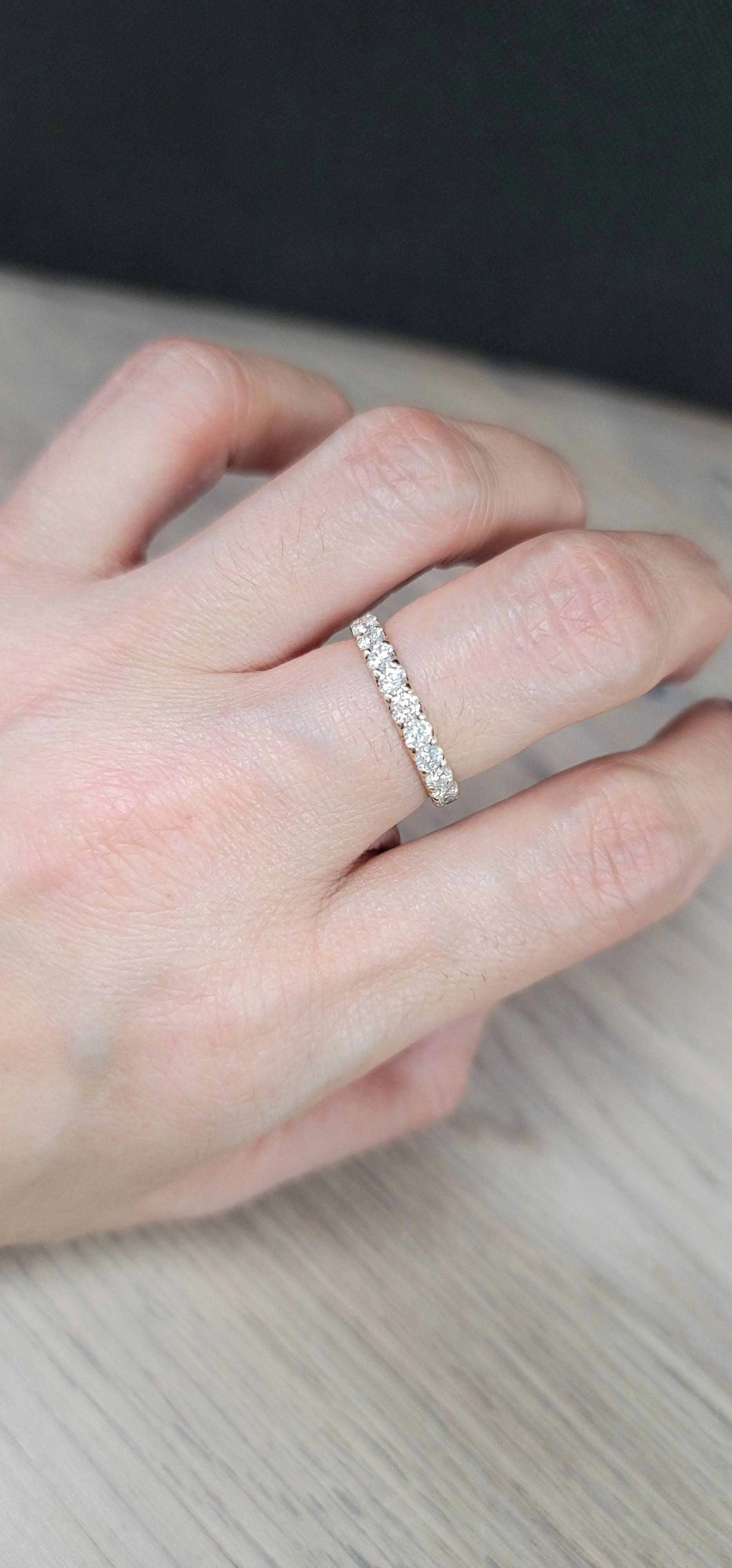Mona Diamond Wedding Band