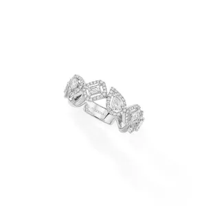 My Twin Wedding Ring Ring - White Gold