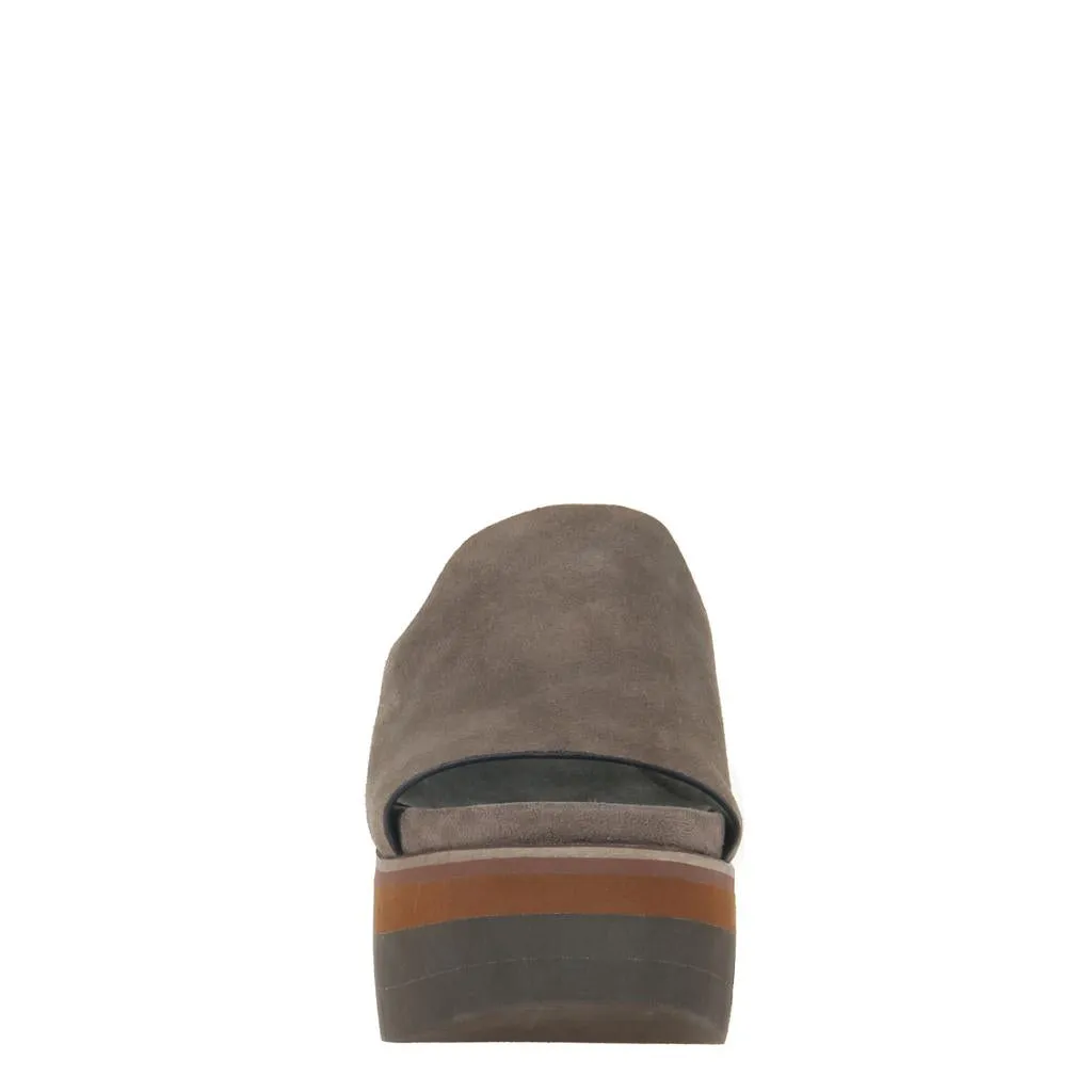 NAKED FEET - FLOW in OTTER Heeled Sandals