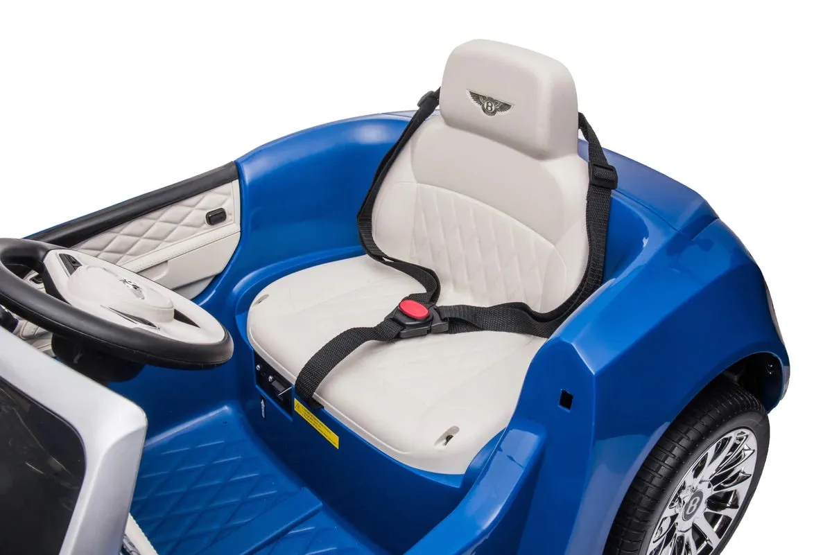 New 2025 Item | Licensed 12V Bentley Mulsanne 1 Seater Ride on Car | Rubber Tires | Leather Seat | Remote
